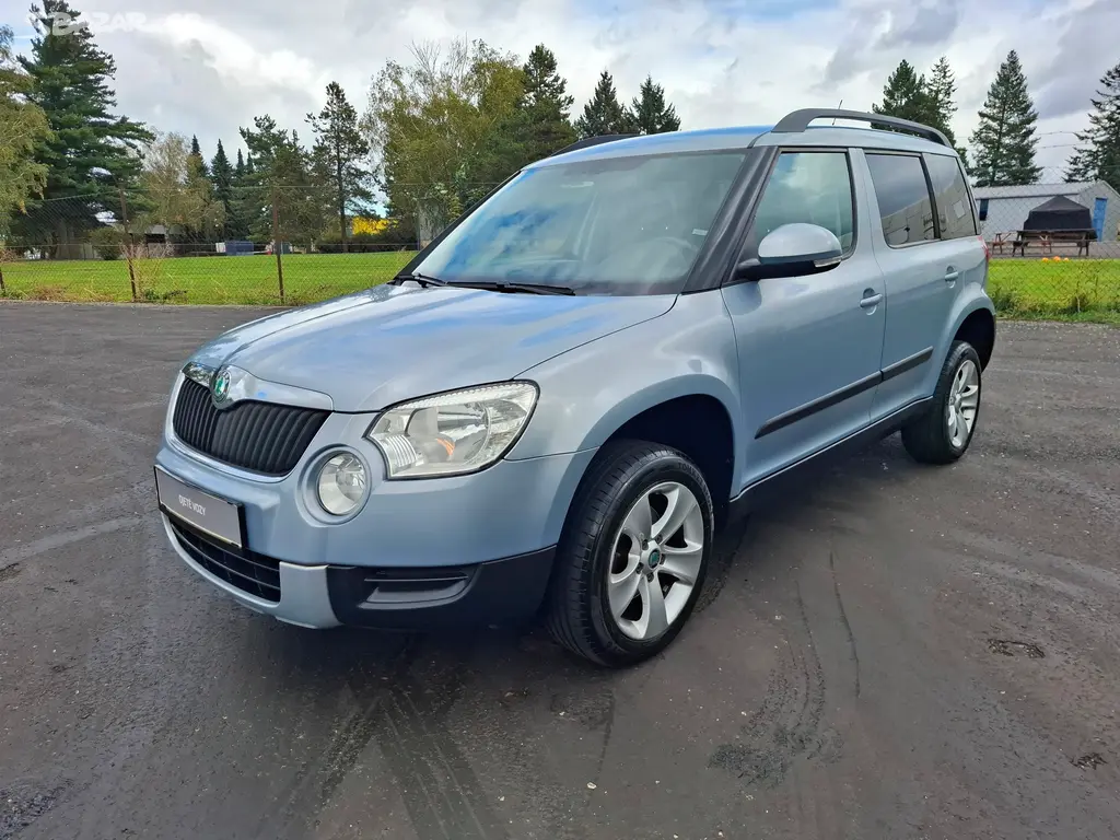 Škoda Yeti 1.2TSi 77kW,klima,senzory,tempomat,Čr